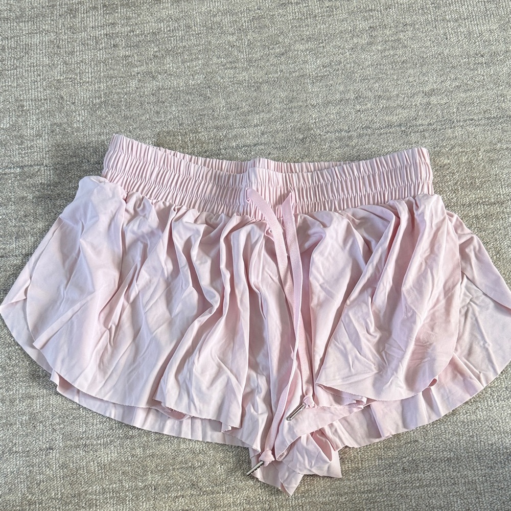 KatieJNYC Light Pink Farrah Shorts